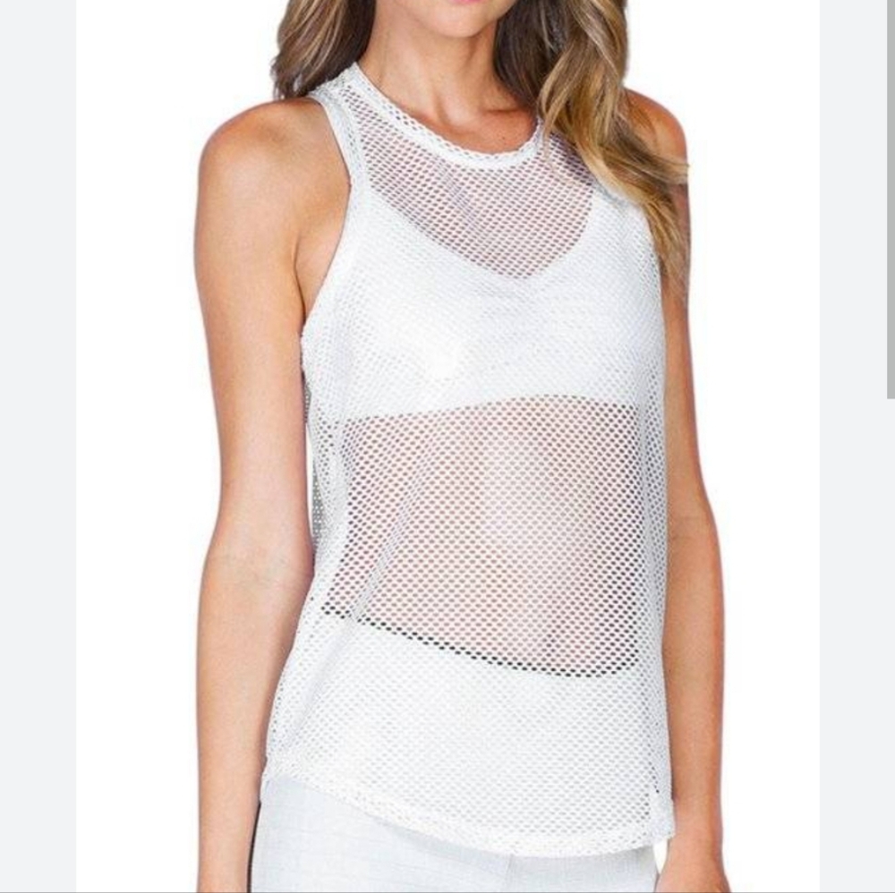 Koral Aerate Open Mesh racerback tank